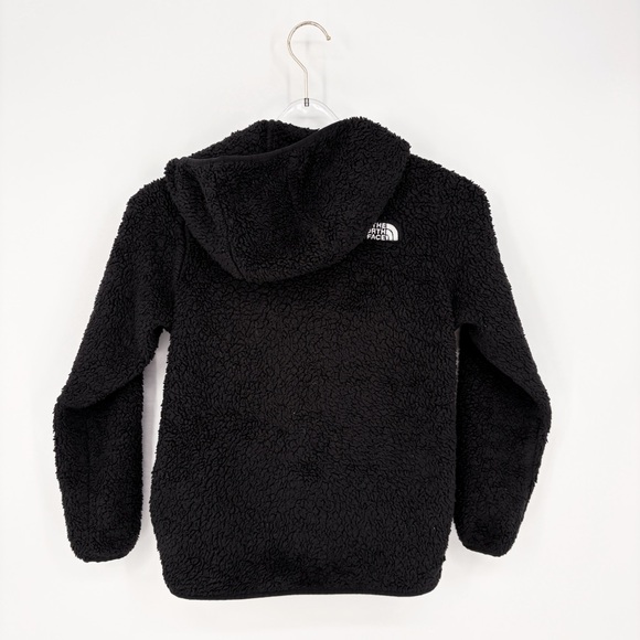 NORTH FACE Girl's Black Fleece Zip Jacket M - Picture 4 of 10